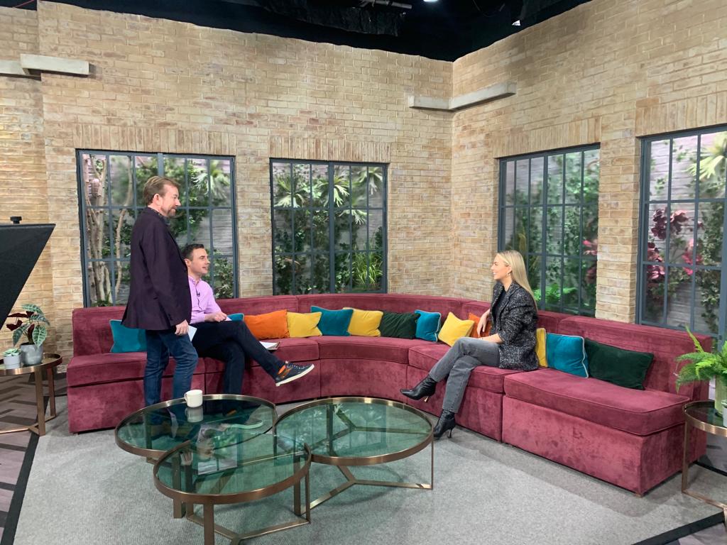 Joanna Cooper on Ireland AM with Tommy Bowe and Alan Hughes