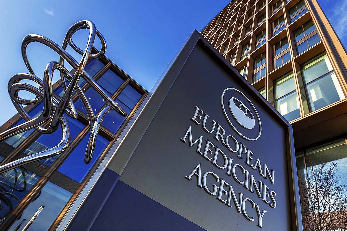Image of the outside of the European Medicine Agency building